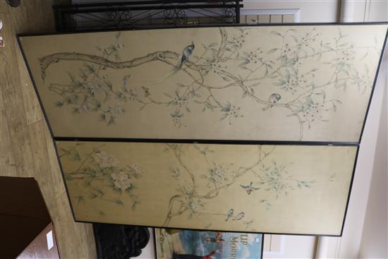A large two fold screen, H.218cm